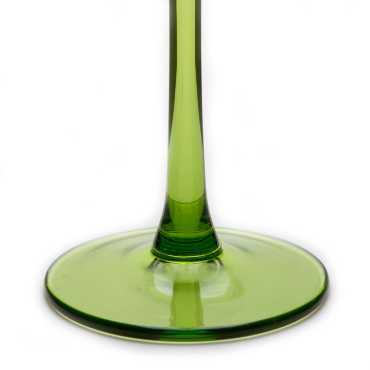 6 Verres à Vin d'Alsace motif CIGOGNE