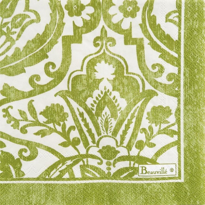 Paquet de 20 serviettes en papier "Saint-Tropez"