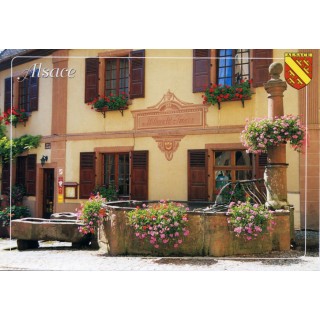 Carte postale - "Ecusson d'Alsace"