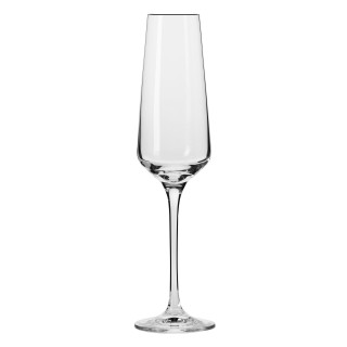 6 Flûtes à champagne "AVANT-GARDE" 18 cl - cristallin sans plomb