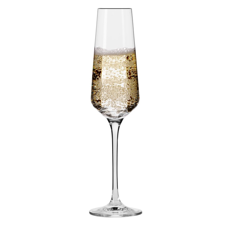 6 Flûtes à champagne "AVANT-GARDE" 18 cl - cristallin sans plomb
