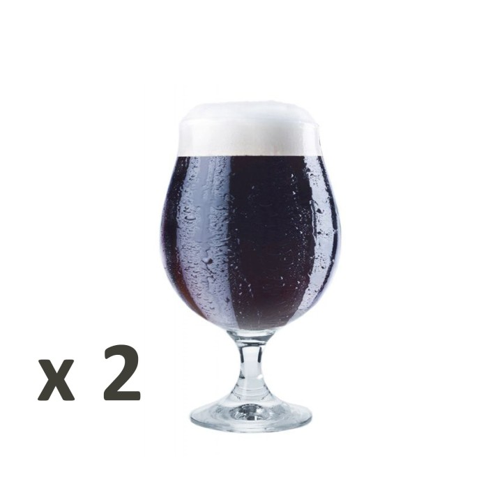Coffret de 6 verres à bières pour dégustation - 3 différentes formes et contenances