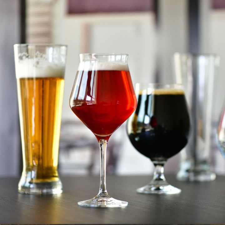 Coffret de 6 verres à bières pour dégustation - 3 différentes formes et contenances