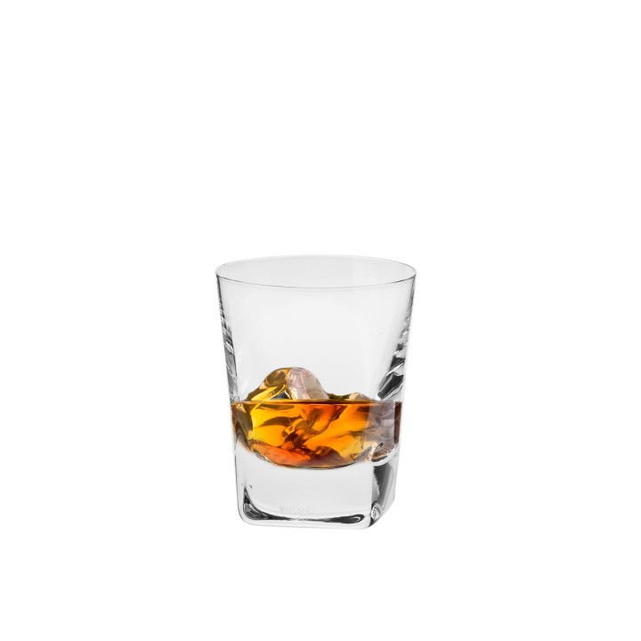 Coffret 7 pièces service à Whisky "CARO" - cristallin soufflé bouche