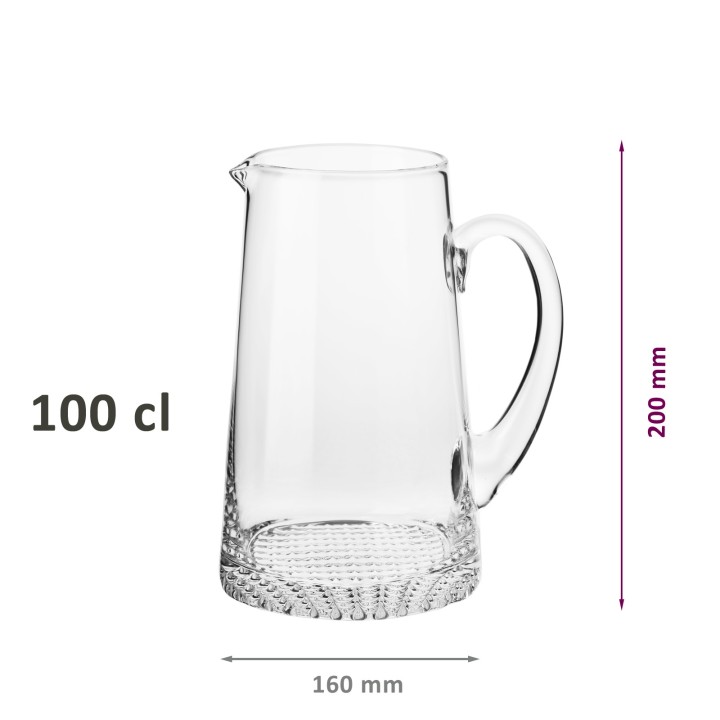 Coffret 7 pièces service à Eau "FJORD" - cristallin sans plomb
