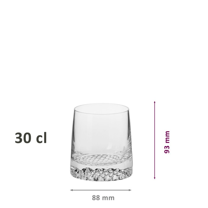 Coffret 7 pièces service à Whisky "FJORD" - cristallin sans plomb