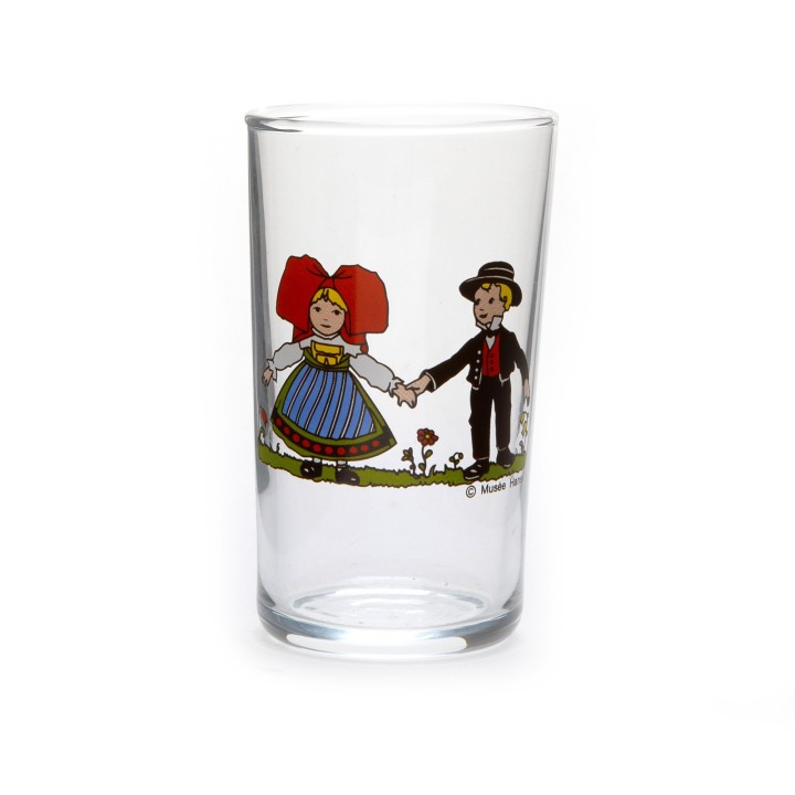 6 Verres dégustation "SÄNTIS" vin d'Alsace  motif HANSI
