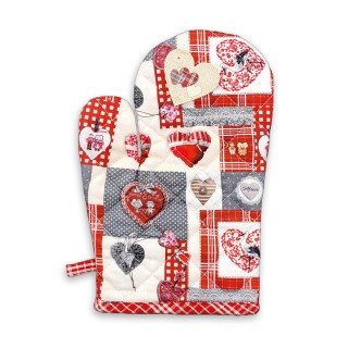 Un gant de cuisine "Patchwork"