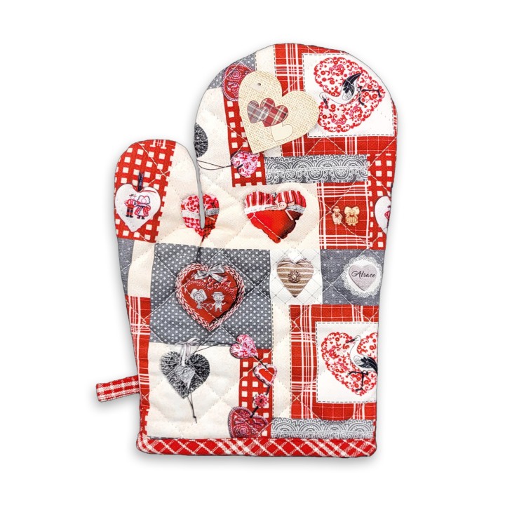 Un gant de cuisine "Patchwork"