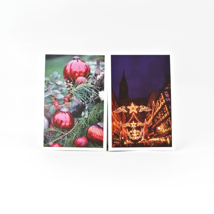 Lot de 4 cartes postales - Photos Frédéric Engel - NOËL 2