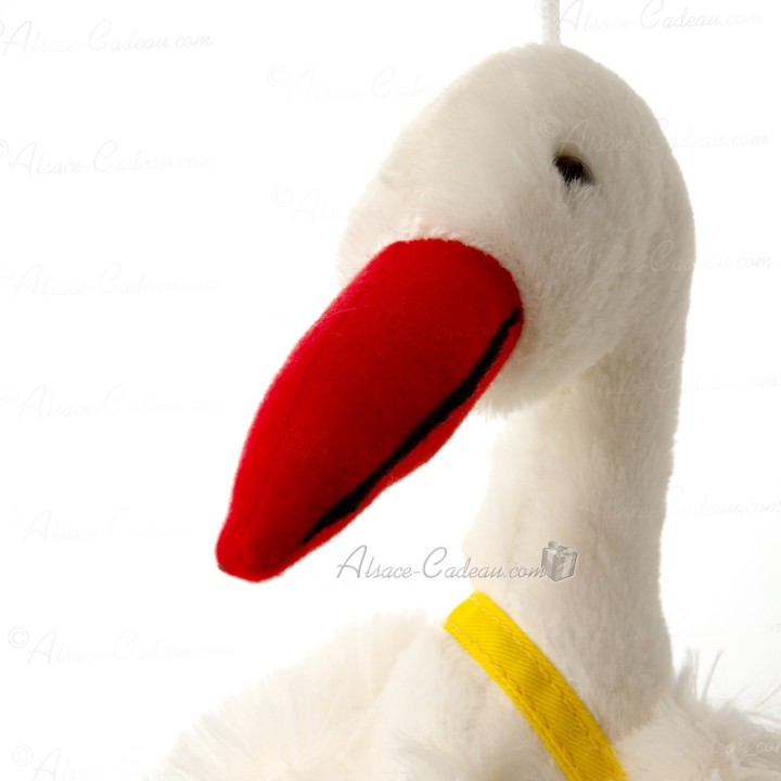 Peluche Cigogne "CIGOLOTE" 35 cm