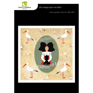 Lot de 6 cartes - Dessins Marion Muller - VOEUX 2