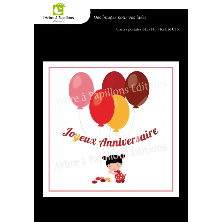 Lot de 6 cartes - Dessins Marion Muller - VOEUX 2