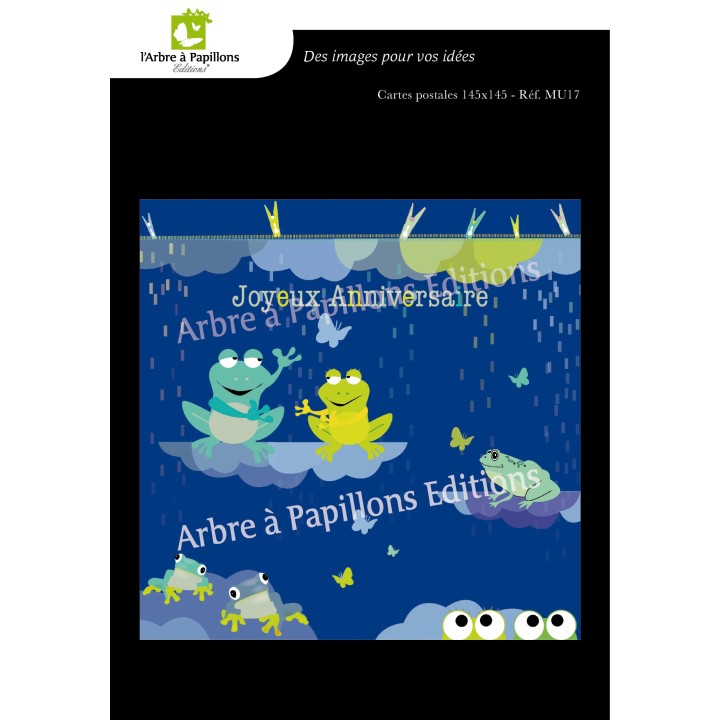 Lot de 6 cartes - Dessins Marion Muller - VOEUX 2