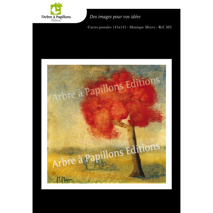 Lot de 6 cartes - Peintures Monique Meyer - VOEUX 1