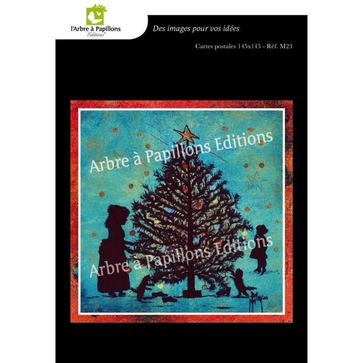 Lot de 6 cartes - Peintures Monique Meyer - VOEUX 1