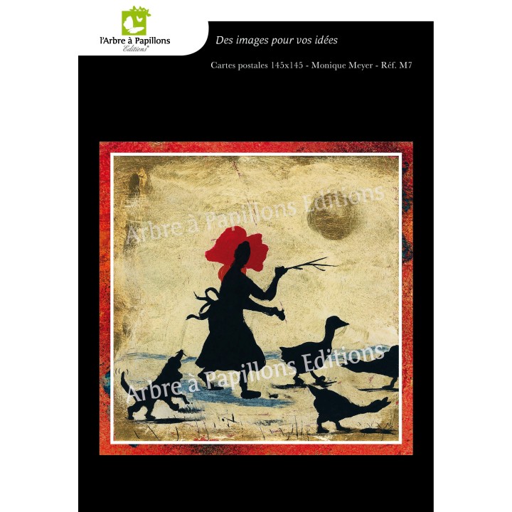 Lot de 6 cartes - Peintures Monique Meyer - VOEUX 2