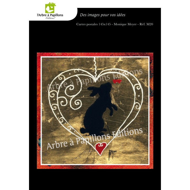 Lot de 6 cartes - Peintures Monique Meyer - VOEUX 2