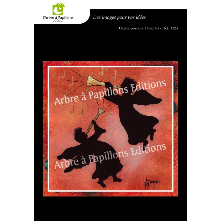 Lot de 6 cartes - Peintures Monique Meyer - VOEUX 2