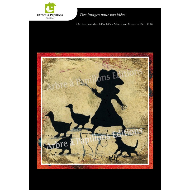 Lot de 6 cartes - Peintures Monique Meyer - VOEUX 3