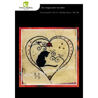 Lot de 6 cartes - Peintures Monique Meyer - VOEUX 4