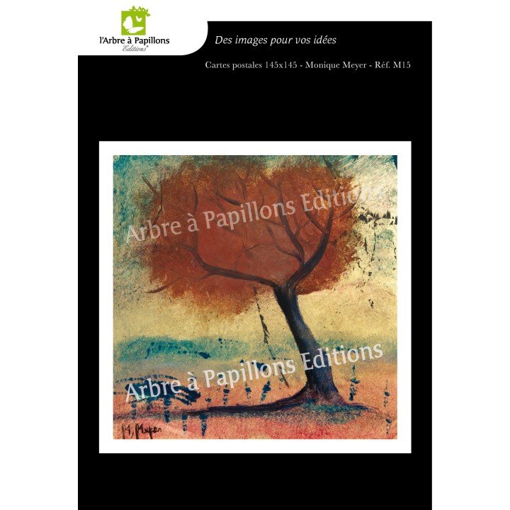 Lot de 6 cartes - Peintures Monique Meyer - VOEUX 4