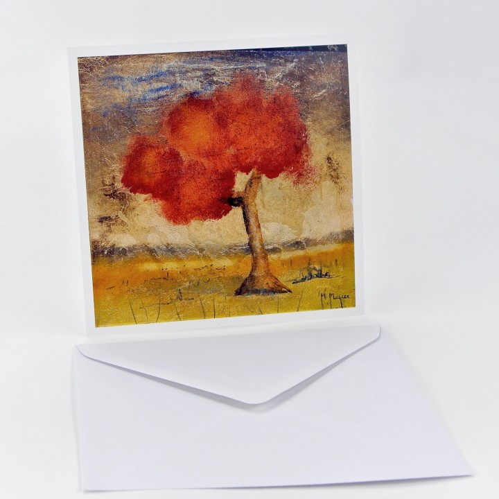 Lot de 6 cartes - Peintures Monique Meyer - VOEUX 5
