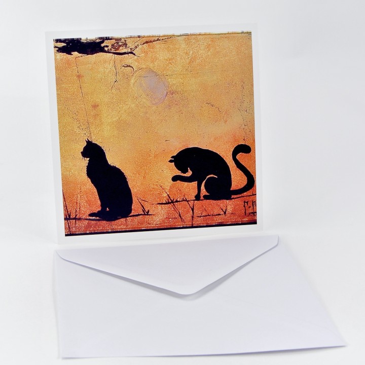 Lot de 6 cartes - Peintures Monique Meyer - VOEUX 5