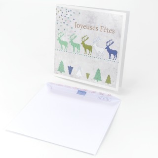 Carte double - Dessin Marion Muller - FÊTES