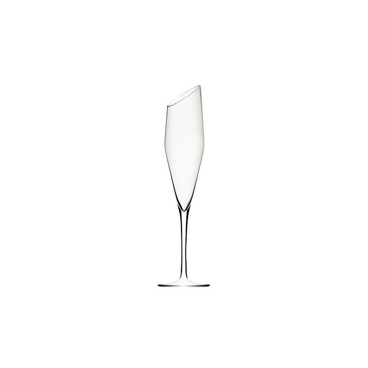 6 Flûtes "OBLIQUE" 13 cl - soufflé bouche