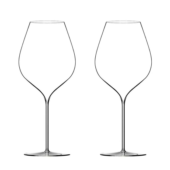 Coffret 2 verres soufflés bouche ultralight A. Lallement n°2