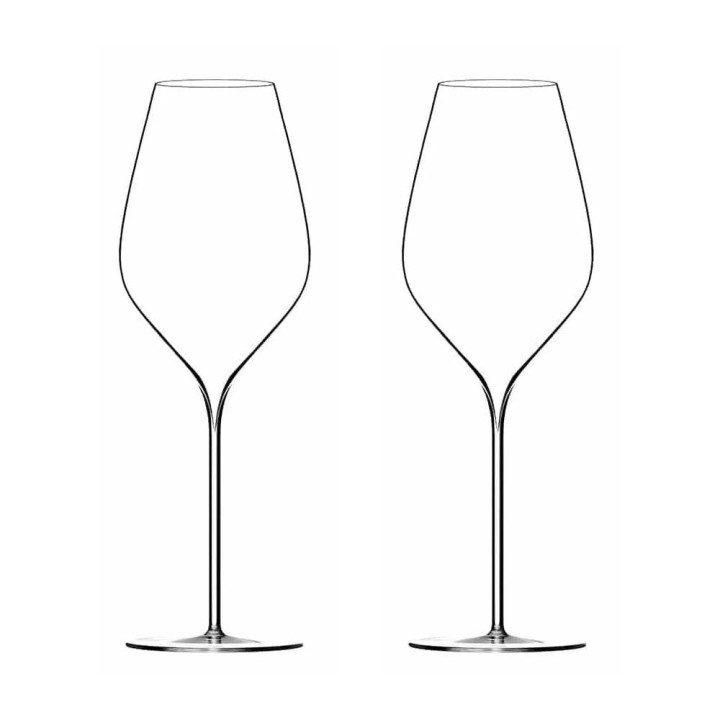 Coffret 2 verres soufflés bouche ultralight A. Lallement n°4