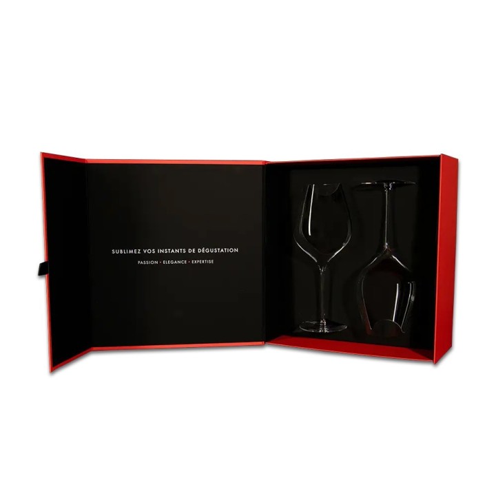 Coffret 2 verres soufflés bouche ultralight A. Lallement n°4