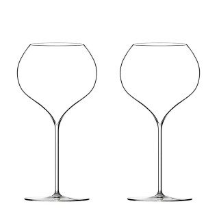 Coffret 2 verres soufflés bouche ultralight P. Jamesse Grand Blanc 64cl