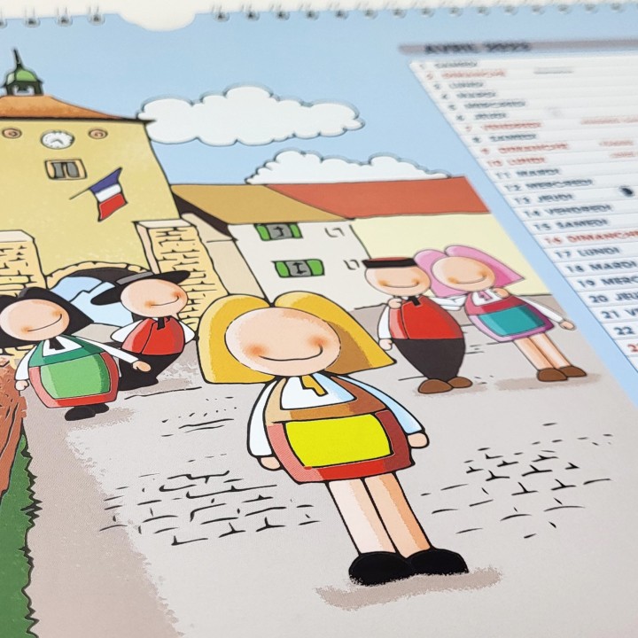 Calendrier 2023 Jeannala et Seppala (33cm x 22cm)