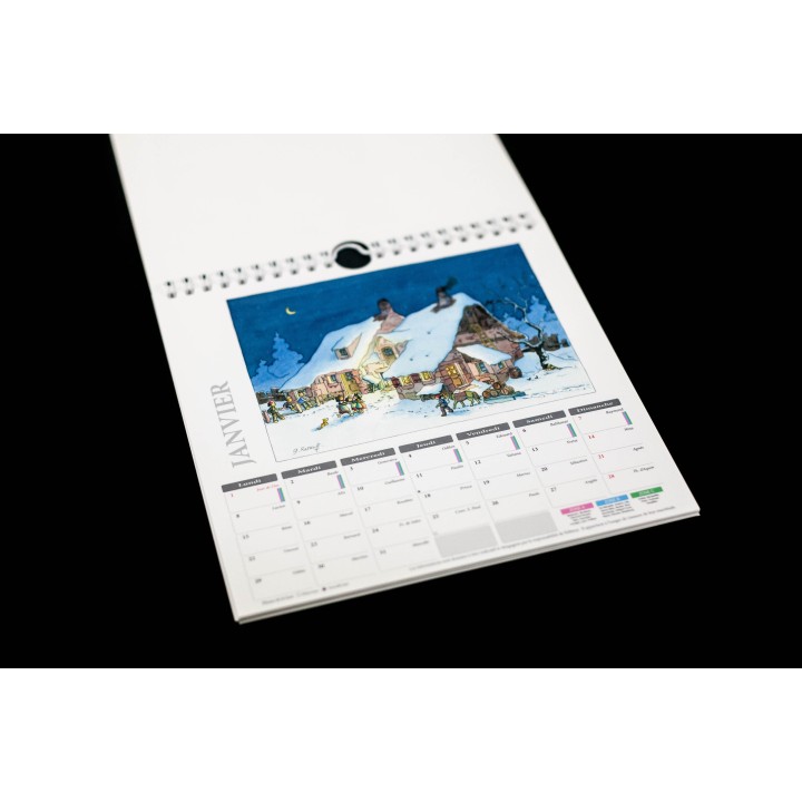 Calendrier L'Alsace Enchantée 2024 de Ratkoff  (19,5cm x 20cm)