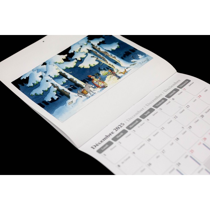Calendrier L'Alsace Enchantée 2025 de Ratkoff (30cm x 30cm)