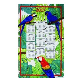 Torchon calendrier 2017 "Coco"