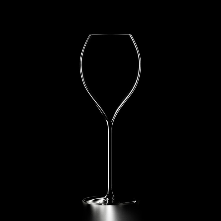6 Verres "JAMESSE" Grand Champagne 40 cl - cristallin