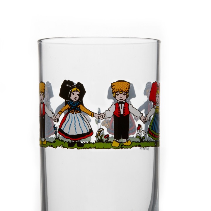 6 Verres à orangeade motif HANSI