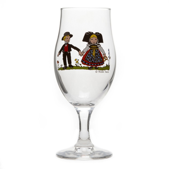 6 Verres à bière "Ulla" motif HANSI