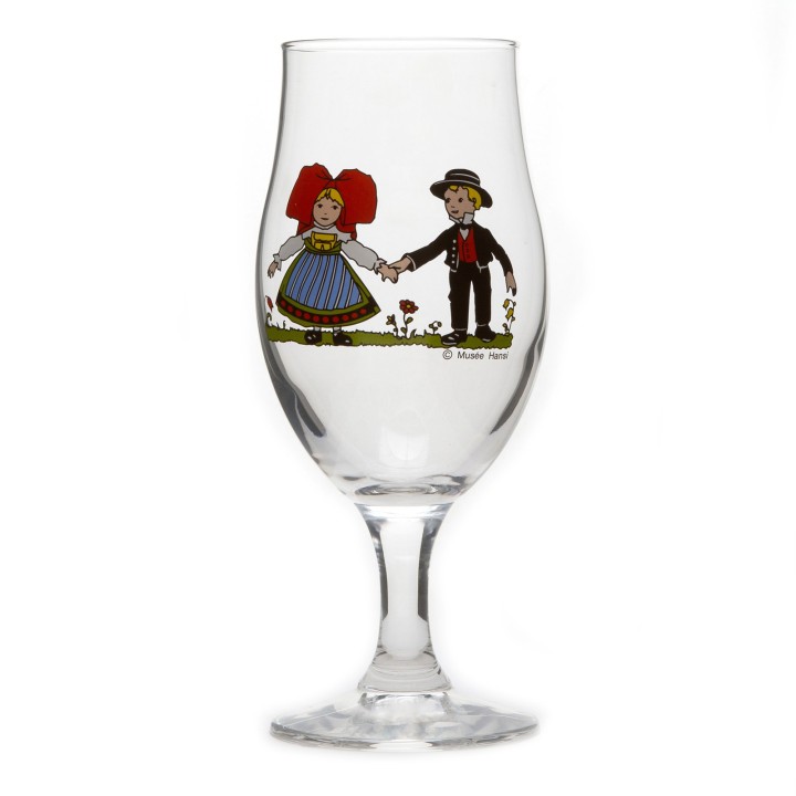 6 Verres à bière "Ulla" motif HANSI