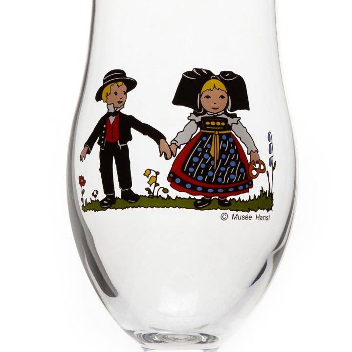 6 Verres à bière "Ulla" motif HANSI