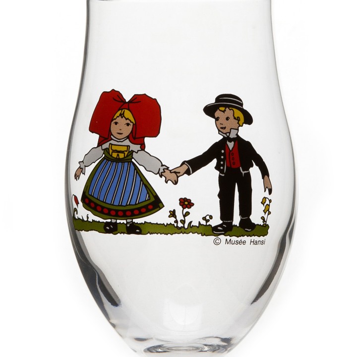 6 Verres à bière "Ulla" motif HANSI