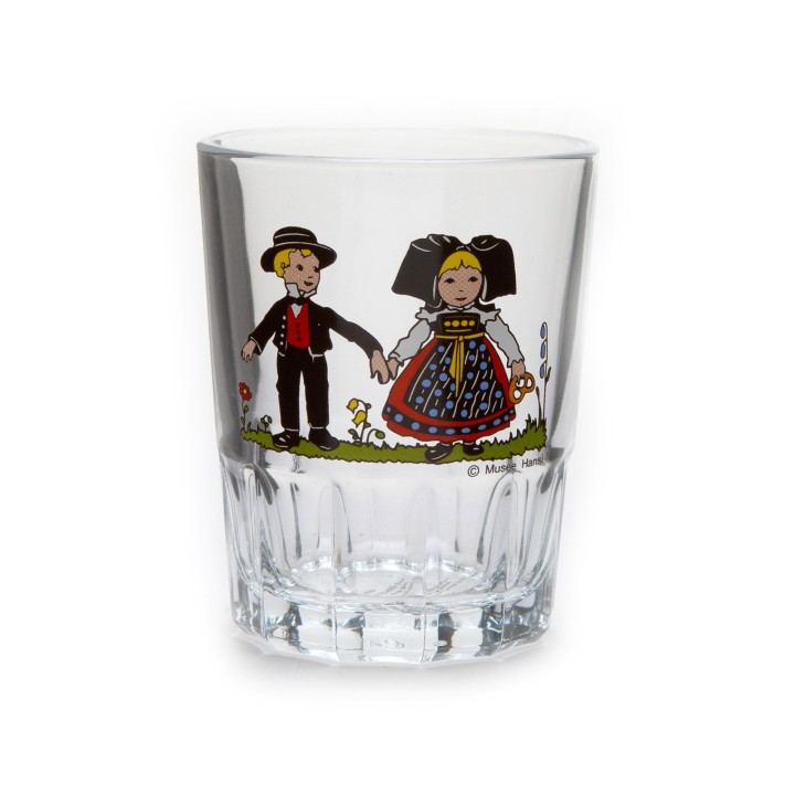 6 Verres à eau Tripsdrill motif HANSI