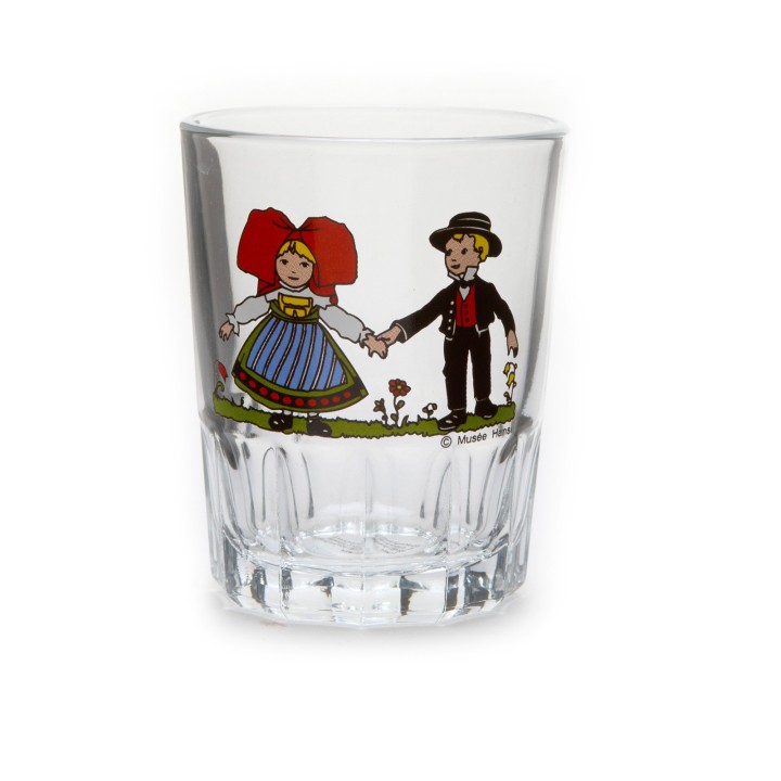 6 Verres à eau Tripsdrill motif HANSI